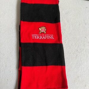 University of Maryland Terrapins Scarf - Red and Black